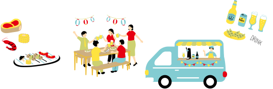 飲食エリア